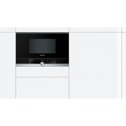 Siemens iQ700 BF634RGS1 Microondas Integrable 21L Acero Inoxidable/Negro