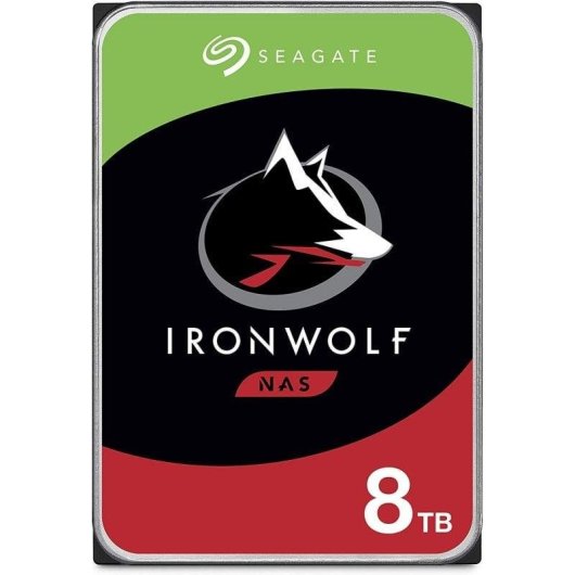 Disque Dur Seagate IronWolf NAS 8TB HDD 3,5" SATA 6Gb/s 7200rpm