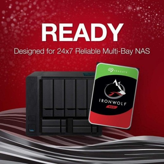 Disque Dur Seagate IronWolf NAS 8TB HDD 3,5" SATA 6Gb/s 7200rpm