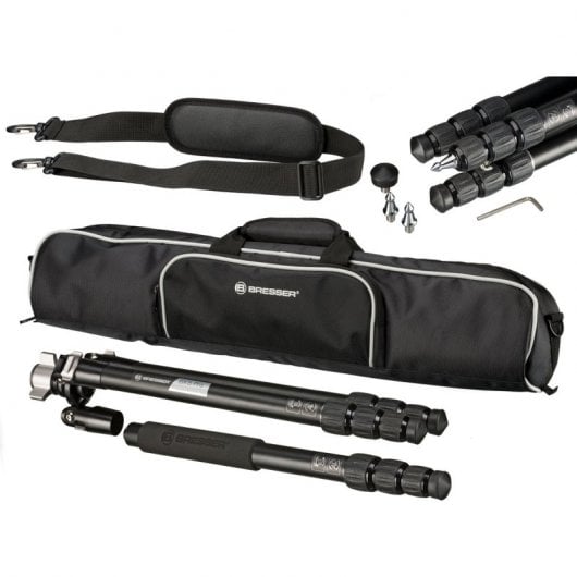 Bresser Optics BX-25 Pro trépied Caméras numériques 3 pieds Noir, Argent