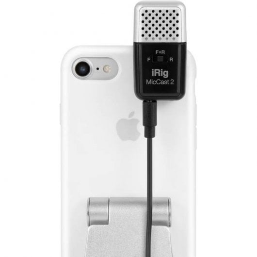 IK Multimedia iRig Mic Cast 2 Doppio microfono ultracompatto