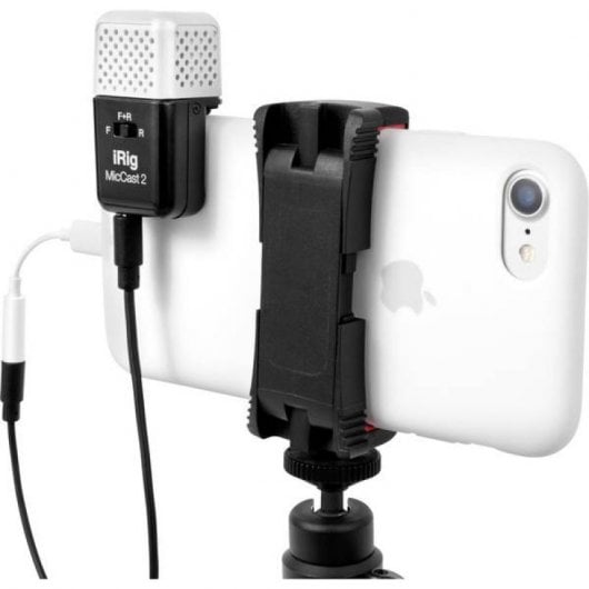 IK Multimedia iRig Mic Cast 2 Ultrakompaktes Doppelmikrofon