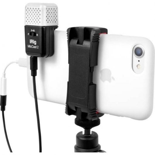 IK Multimedia iRig Mic Cast 2 Doppio microfono ultracompatto