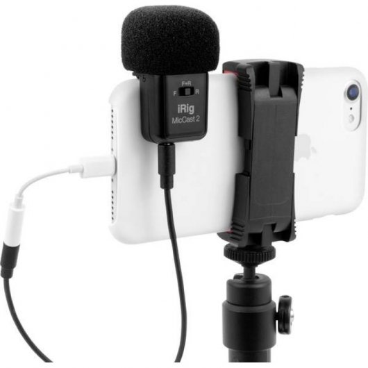 IK Multimedia iRig Mic Cast 2 Doppio microfono ultracompatto