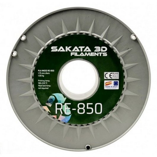 Sakata 3D Bobina de Filamento PLA RE-850 Ingeo 1.75mm 1Kg