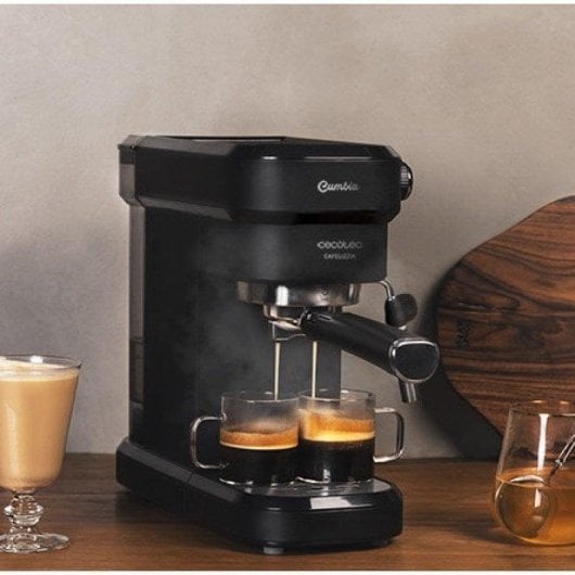 Cafetera Espresso Cecotec Cafelizzia 790 Black 1,2L 20 bars avec vapeur professionnelle