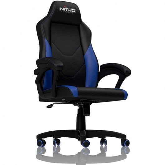Nitro Concepts Chaise de jeu C100 Bleu/Noir