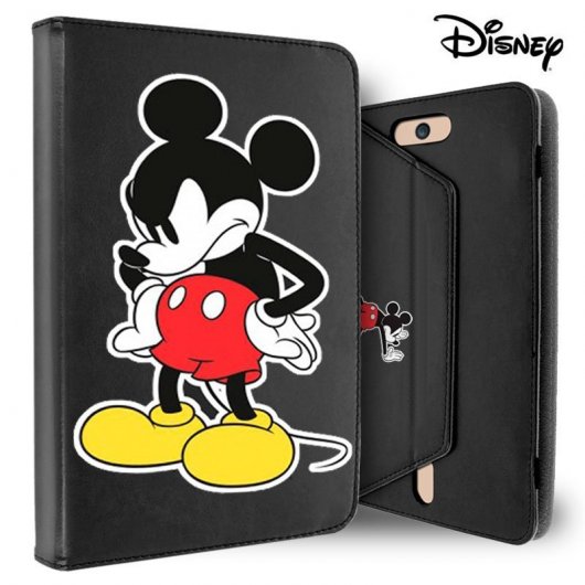 Cool Funda Universal Ebook Disney Mickey Negro para Tablets 7"-8"