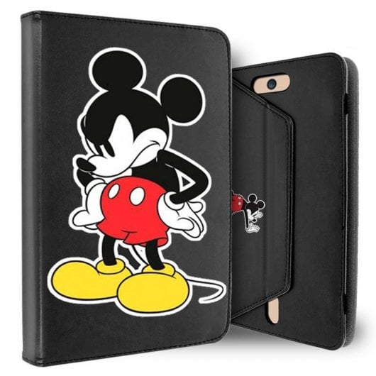 Cool Funda Universal Ebook Disney Mickey Negro para Tablets 7"-8"