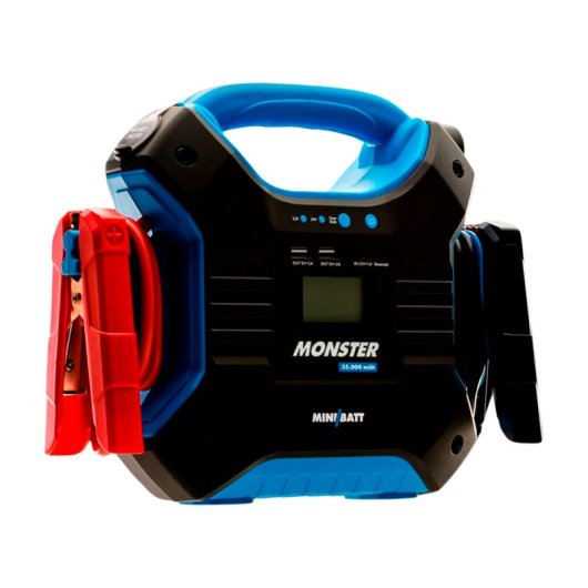 Arrancador de batería MiniBatt Monster 35.000 mAh para motores diésel y gasolina hasta 12.000 cc