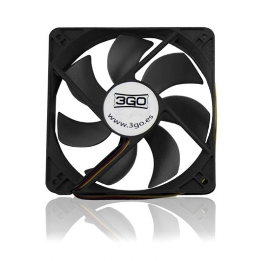 3Go FAN12BK Ventilador Suplementario 120mm Negro