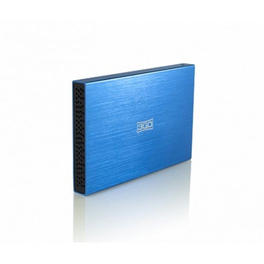 Contenitore per HDD esterno 3Go da 2,5" SATA a USB 2.0 Blu
