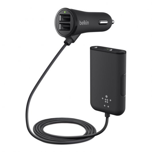 Balkin Road Rockstar Cargador de coche 4 xUSB 7.2A Negro