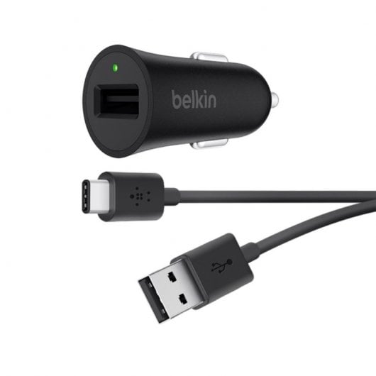 Chargeur de voiture USB-C Belkin Boost Up avec QuickCharge 3.0 Noir