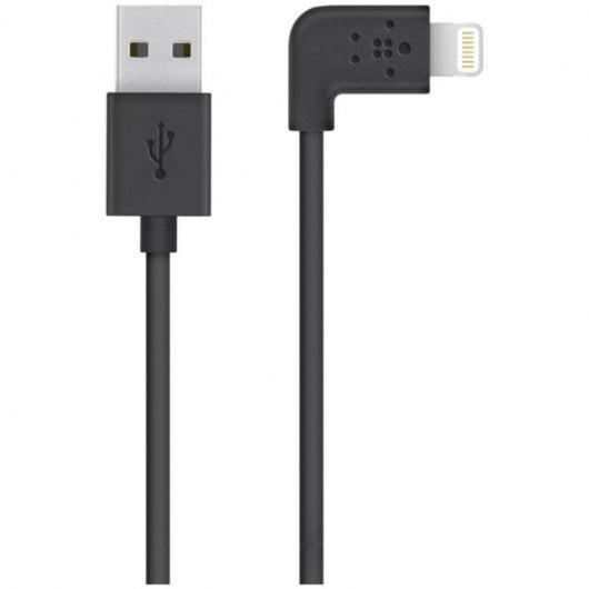 Belkin Mixit Cable con Ángulo de 90° Lightning a USB 1.2m Negro