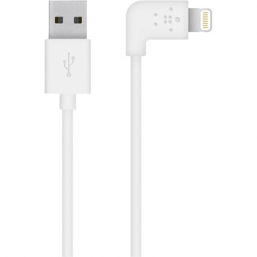 Belkin Mixit Cable con Ángulo de 90° Lightning a USB 1.2m Blanco