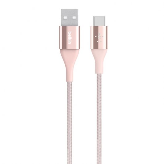 Belkin Cable MIXIT DuraTek de USB-C a USB-A 1.2m Rosa Dorado
