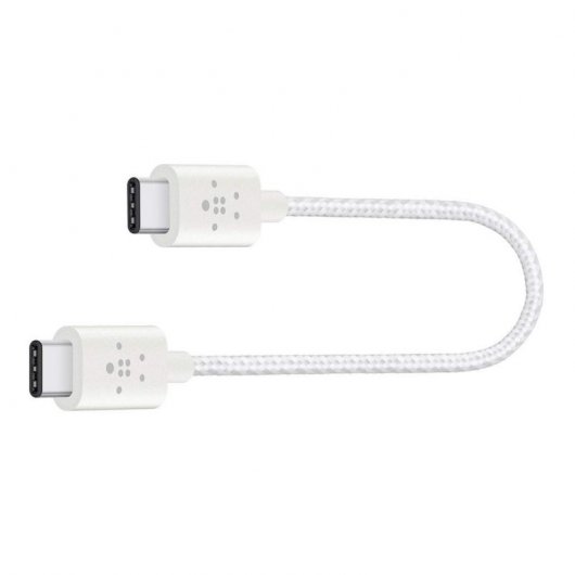 Belkin Cable de Carga USB-C a USB-C MIXIT Metálico 1.8m Blanco