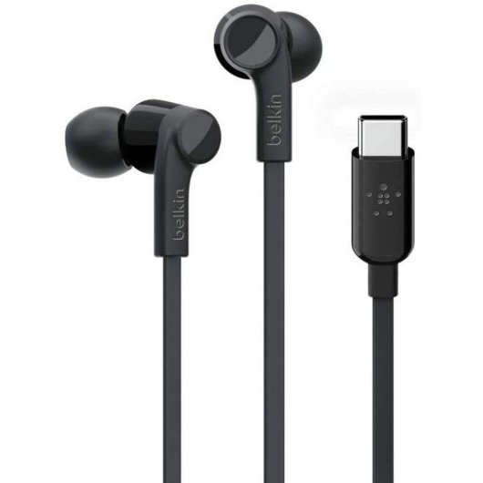 Belkin Rockstar Auriculares USB-C Pretos