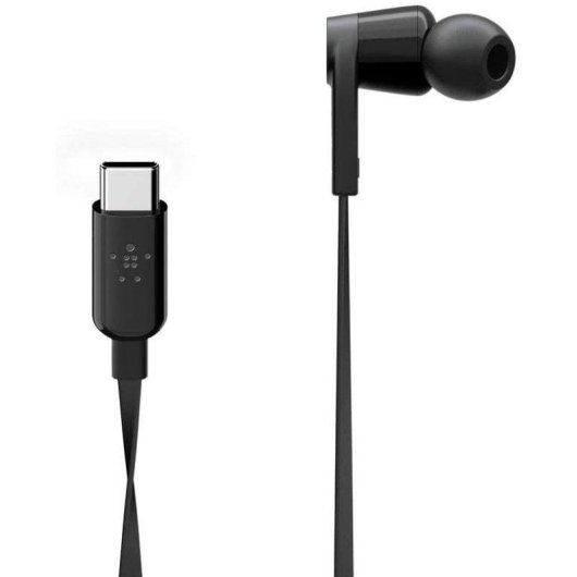 Belkin Rockstar Auriculares USB-C Pretos