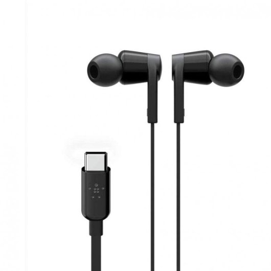 Belkin Rockstar Auriculares USB-C Pretos