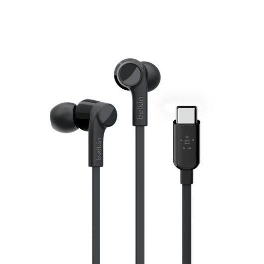 Belkin Rockstar Auriculares USB-C Pretos