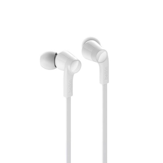 Auriculares Belkin Rockstar USB-C com Cancelamento de Ruído Branco