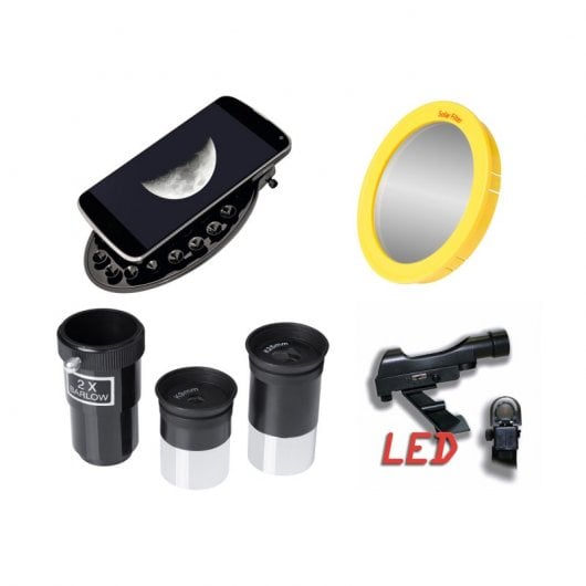 Bresser Solarix AZ 114/500 Kit de Telescopio y Accesorios