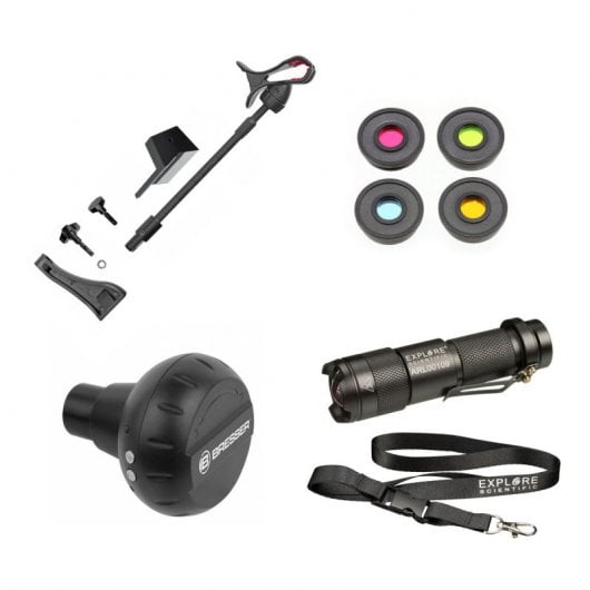 Bresser Solarix AZ 114/500 Kit de Telescopio y Accesorios