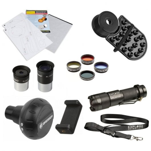 Bresser Messier Set Telescopio AR102/1000mm EXOS2 GoTo