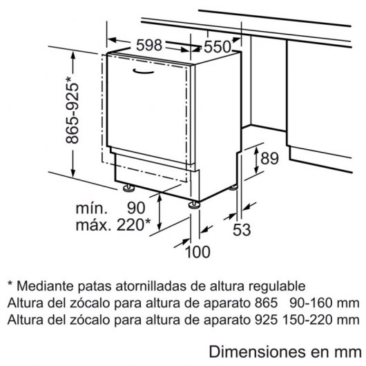 Balay 3VH386NA Lavavajillas Integrable Capacidad 14 Cubiertos E