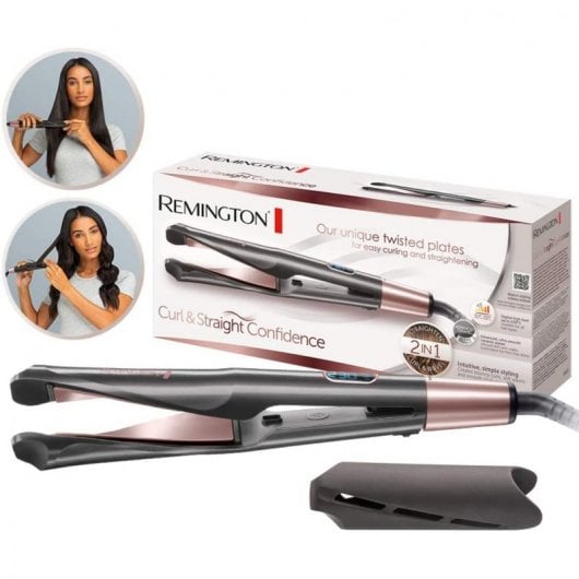 Piastra per capelli Remington S6606 Curl & Straight Confidence 2 in 1