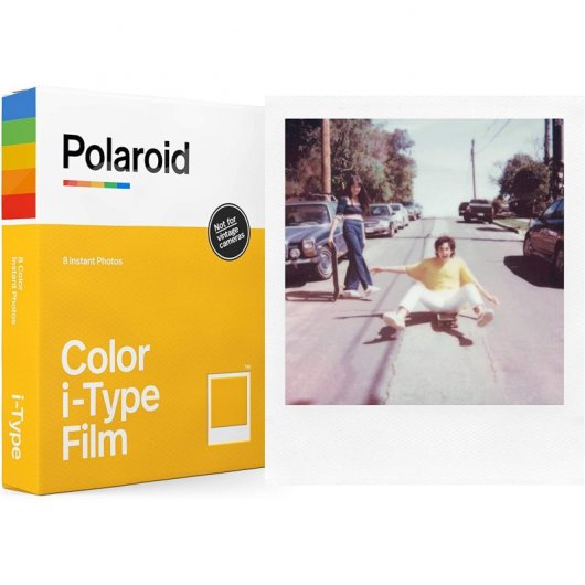 Polaroid Color Film 600 Pack 8 Filmes Instantâneos a cores para I-Type