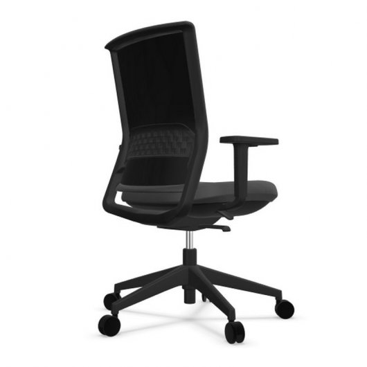 Actiu Stay Serie 50 Silla de Oficina Respaldo Tejido Tex Negra