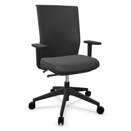 Actiu Stay Serie 50 Silla de Oficina Respaldo Tejido Tex Negra