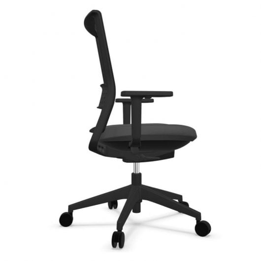 Actiu Stay Serie 30 Silla de Oficina Respaldo Tejido Técnico Spin Negra