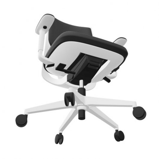 Actiu Efit 10 Silla de Oficina Respaldo Alto Negra/Blanca