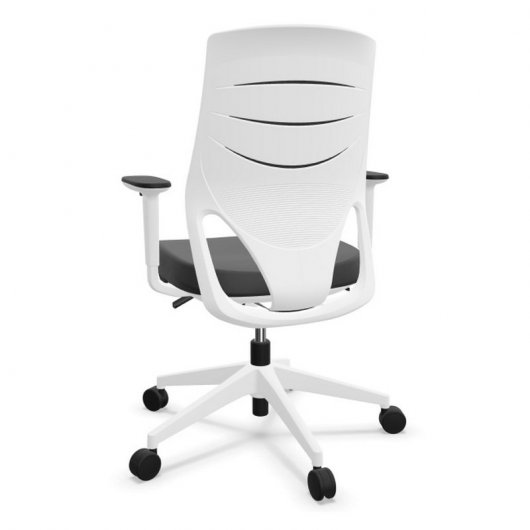 Actiu Efit 10 Silla de Oficina Respaldo Alto Negra/Blanca