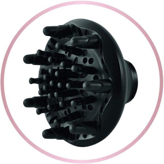 Professioneller Föhn Rowenta Compact Pro+ 2200W 2 Temperaturstufen 2 Geschwindigkeiten Ionisch Schwarz Kupfer