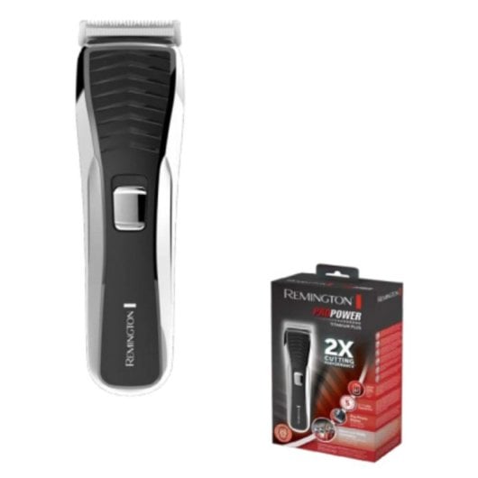 Máquina de Cortar Cabelo Remington Pro Power Titanium Plus Sem Fios 75min 17 Comprimentos