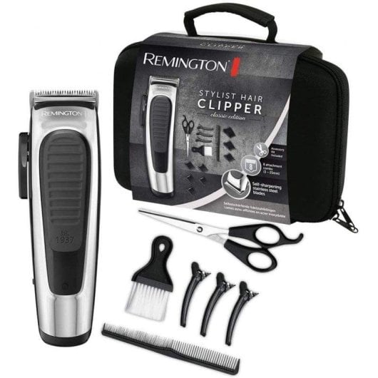 Remington Stylist Classic Edition Cortapelos Inalámbrico Plata