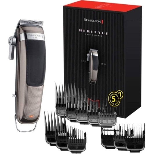 Tondeuse Professionnelle Remington Heritage Sans Fil 25mm 60min 11 Sabots Lames Lavables