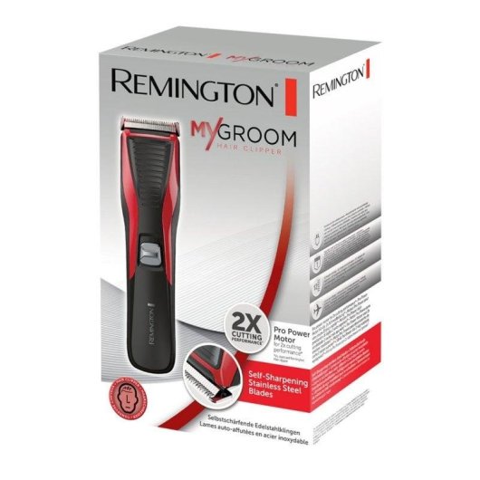 Tondeuse Homme Remington MyGroom HC5100 avec Fil 12 Longueurs Lames Auto-affûtantes