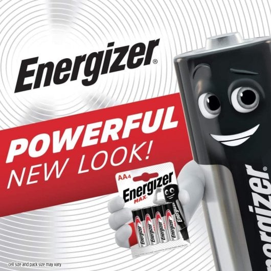 Energizer Max Pila Alcalina 6LR61/6LF22 9V