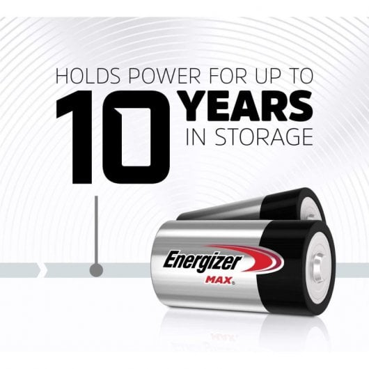 Energizer Max Pila Alcalina 6LR61/6LF22 9V