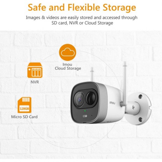 Imou Bullet Cámara de Seguridad Interior/Exterior 1080P