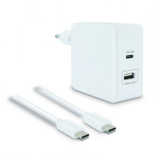 Caricabatterie USB-C Metronic 42W Bianco