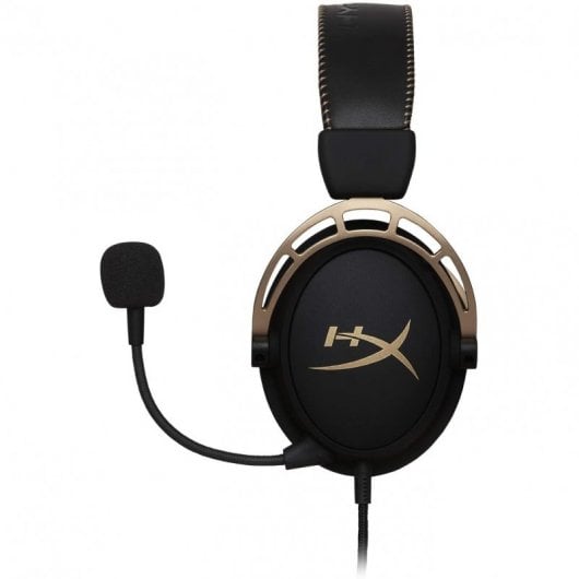 HyperX Cloud Alpha Gold Auriculares Gaming Multiplataforma Preto/Dourado