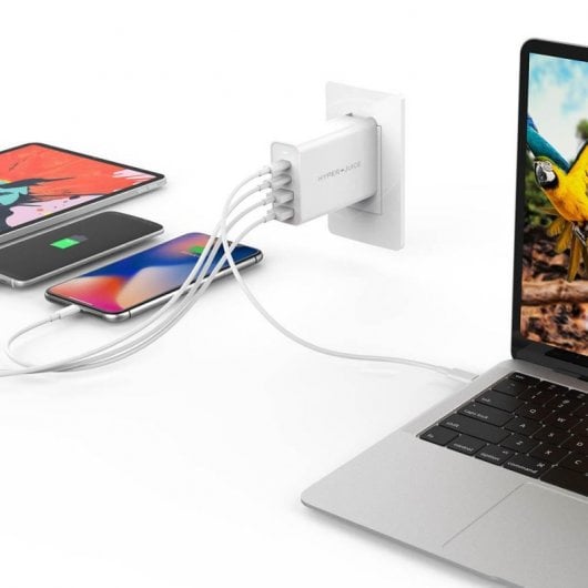 Caricabatterie doppio USB-C/USB-A Hyper Juice HJ-GAN100 GAN da 100 W