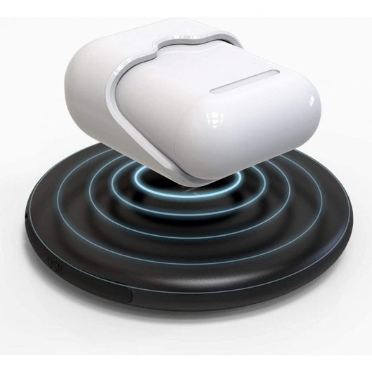 Hyper Cargador Wireless Qi para Airpods Blanco
